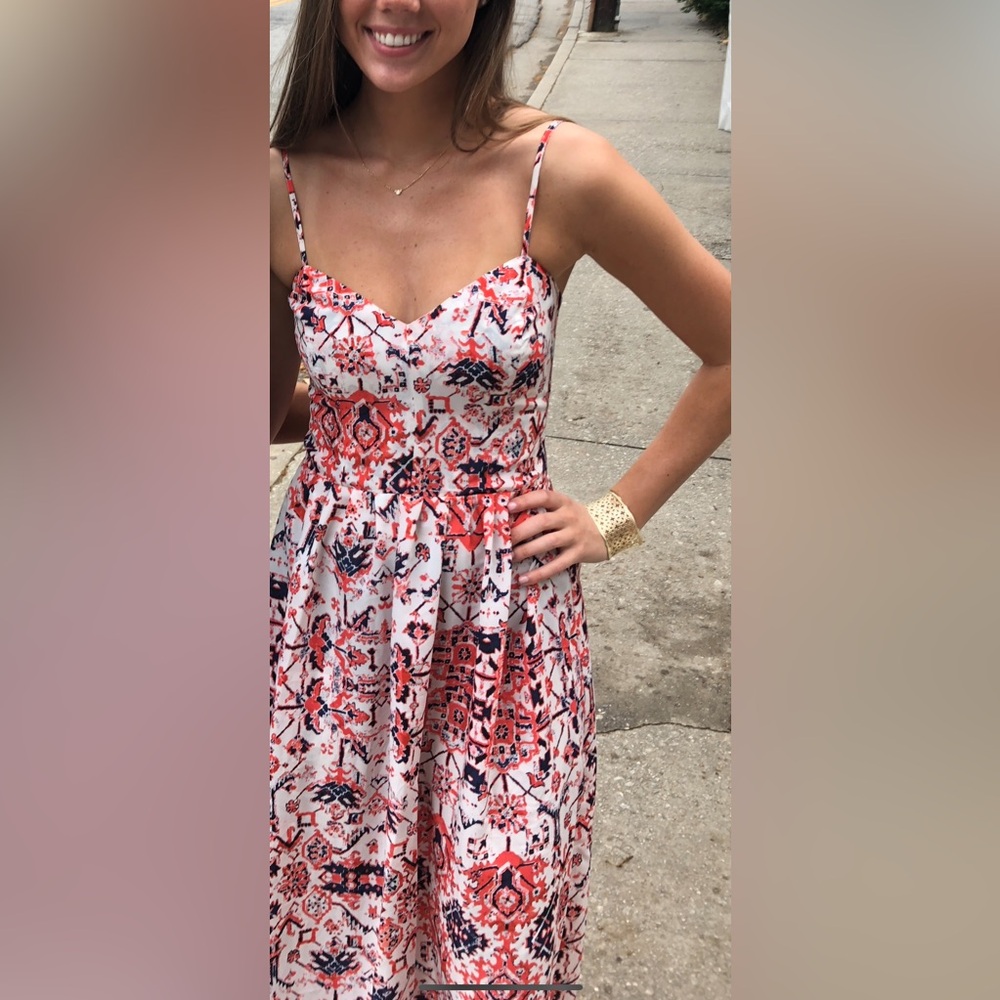 Parker multi color dress worn once